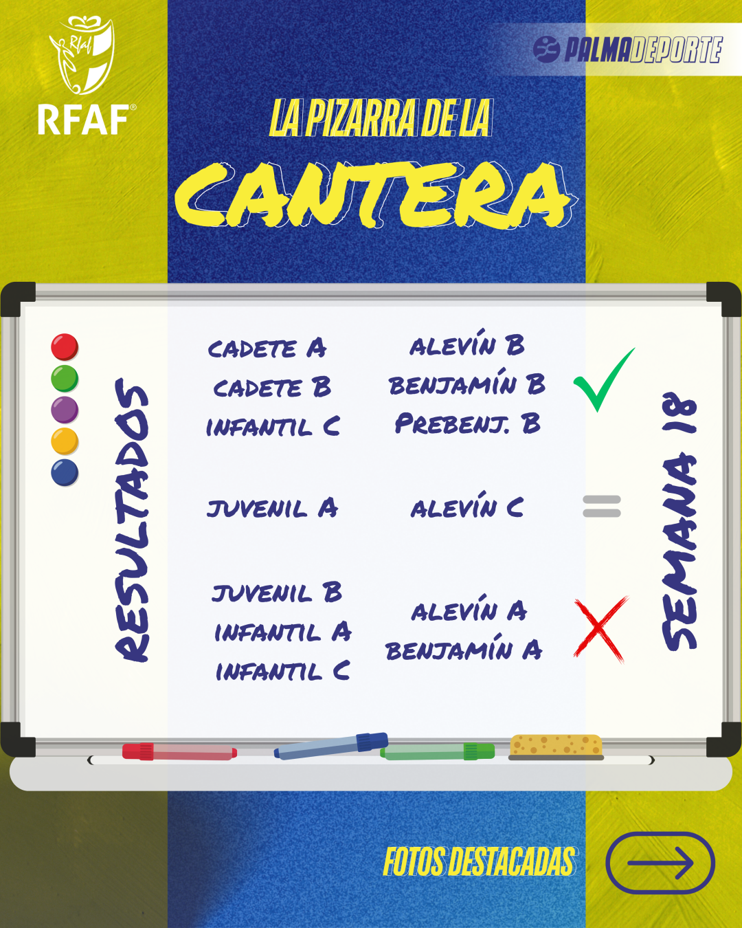 La pizarra de la cantera (del 27/2 al 1/3)